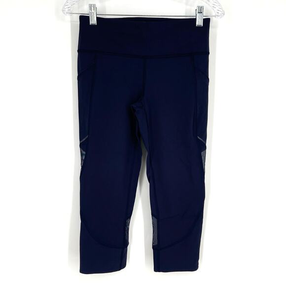 Lululemon Home Stretch Crop 19" Size 6 Midnight Blue - Picture 9 of 9